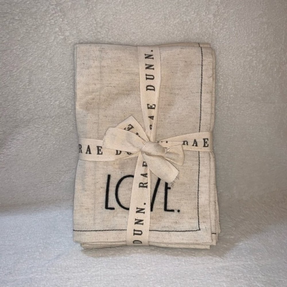 Rae Dunn Embroidered Napkins